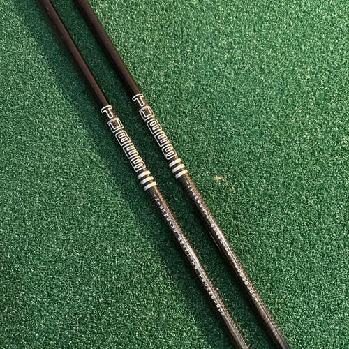 Tubes Interweave Graphite Technology Iron Shafts (2) New .370 Tip SR