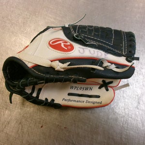 Used Rawlings PLAYER SERIES BB/SB Glove RH Throw White 9 1/2" 11339-S000205782