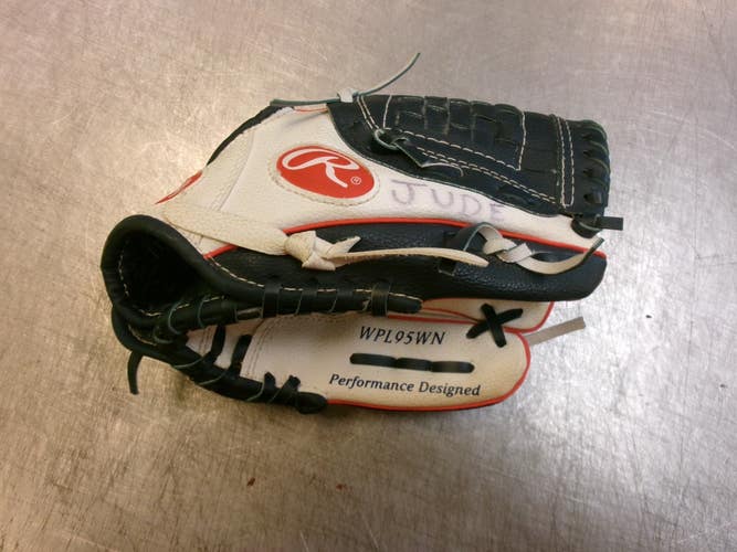 Used Rawlings PLAYER SERIES BB/SB Glove RH Throw White 9 1/2" 11339-S000205782