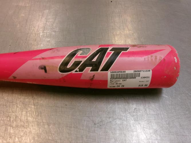 Used Marucci CAT BB/SB USA 2 5/8 Bat 24" 11339-S000205688