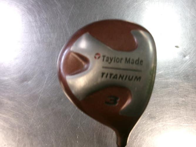 Used Taylormade TITANIUM Mens Fairway Wood RH 3 Wood 11868-S000071312
