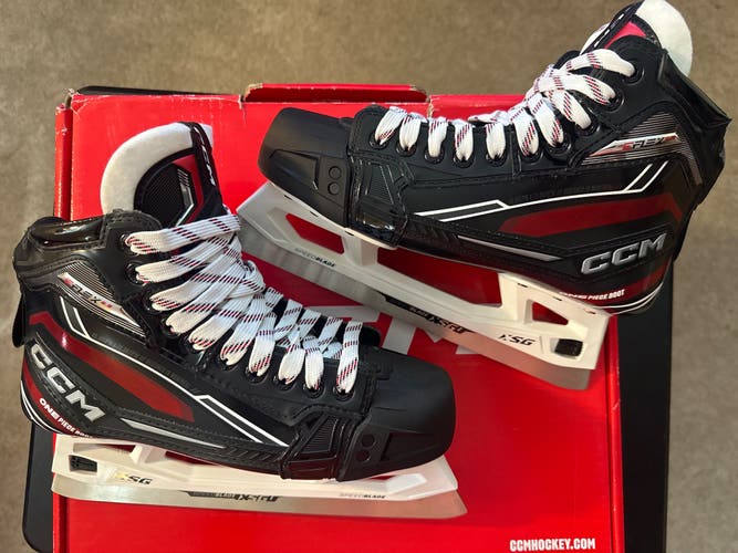 2024 CCM EFlex 6.9 Hockey Goalie Skates Regular Width Size 10 (New)