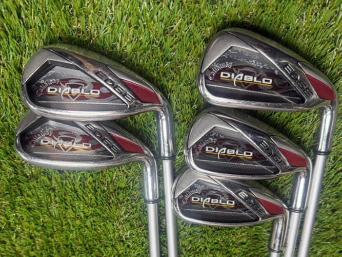 Callaway - EDGE - IRON SET 7 - Pw +Sw - Graphite - Callaway 55gr - Lady Flex - RH