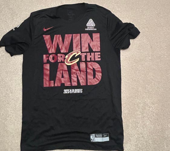 Black Cavs 2025 Playoff Large Men's Nike Shirt (Used)