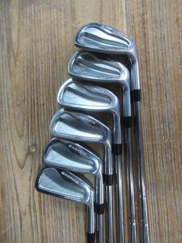TOUR EDGE EXOTICS FORGED IRON SET 5 - W, W/ TT DG R300 STEEL SHAFTS - RH