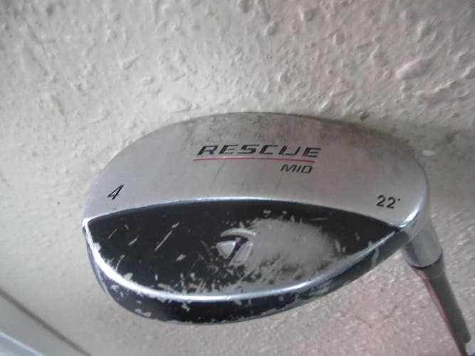 TAYLORMADE RESCUE MID HYBRID #4 22* W/ TM ULTRALITE SENIOR FLEX - RH