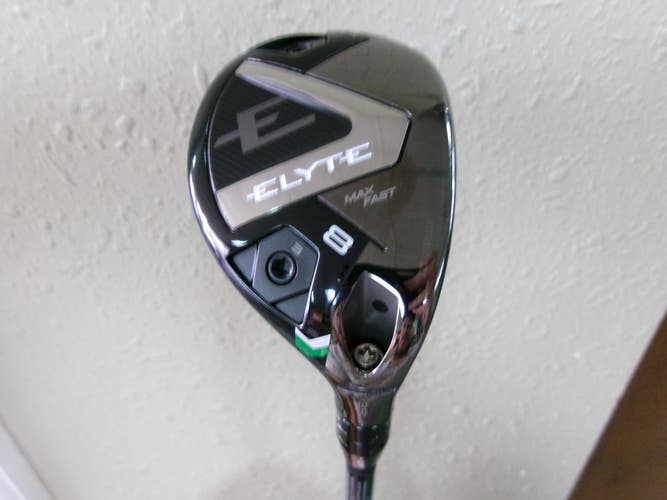 CALLAWAY ELYTE MAX FAST 8 HYBRID 39* W/VANQUISH 4 R2 SENIOR FLEX GRAPHITE RH