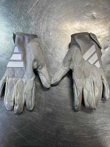 Used Adidas GLOVES FB Gloves Grey LG 11868-S000070995