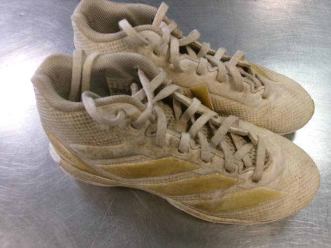 Used Adidas ADIZERO Jr FB Cleats White Junior 03 11868-S000071087