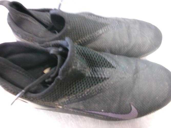 Used Nike PHANTOM Soccer Cleats Black Junior 01.5 11868-S000071110
