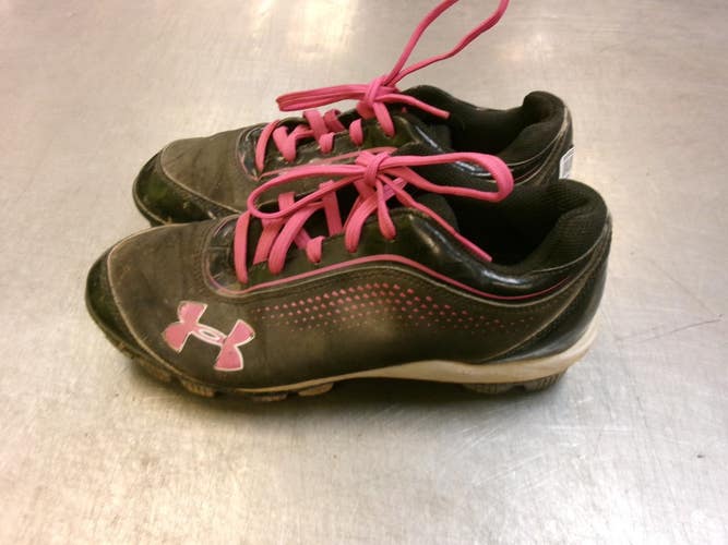 Used Under Armour AUTHENTIC BB/SB Cleats Black Junior 04.5 11339-S000205517