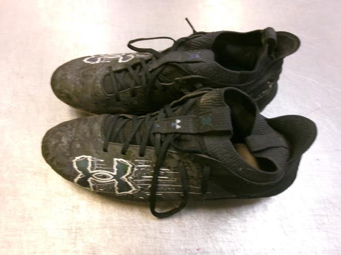 Used Under Armour Adult FB Cleats Black Senior 11.5 11339-S000205621