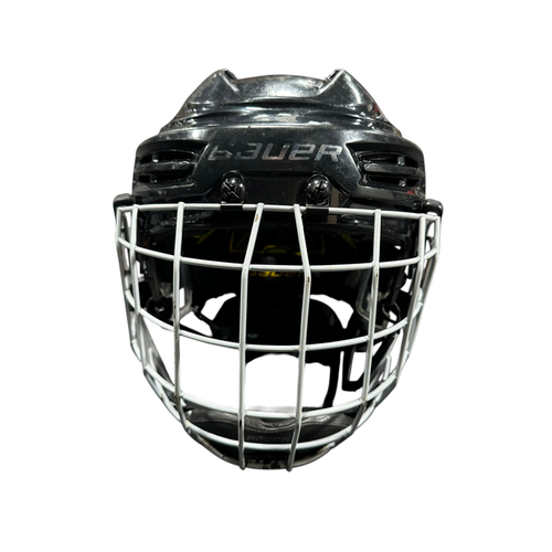 Used Bauer RE-AKT 100 YTH Helmet Cage Combo Black One Size 11375-S000381147
