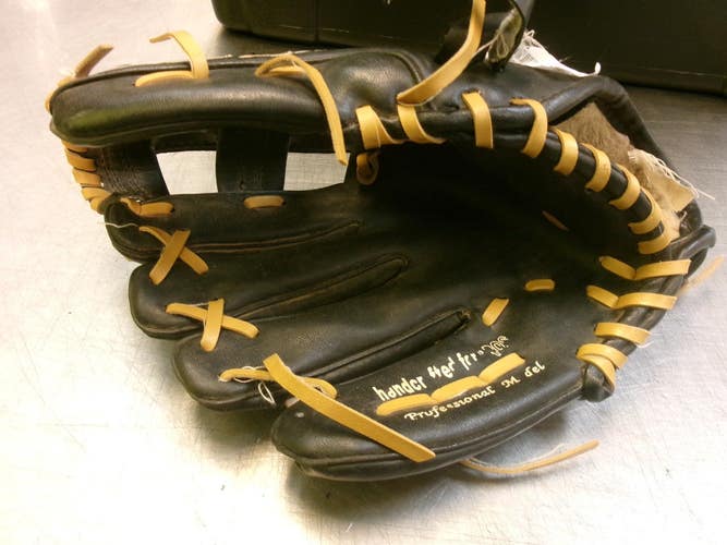 Used Powerbilt GLOVE BB/SB Glove LH Throw Black 10" 11339-S000202761