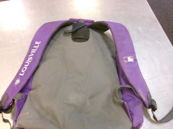 Used Louisville Slugger BACKPACK BB/SB Player Backpack Purple 11339-S000203189