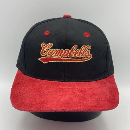 Vintage Campbells Soup Company Snapback Hat Cap Rare