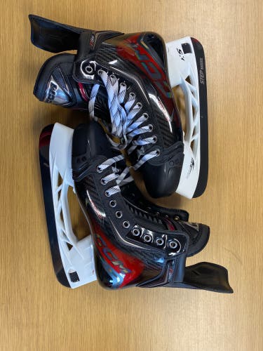 Black 2025 CCM JetSpeed FT8 Pro Hockey Skates Regular Width (New)