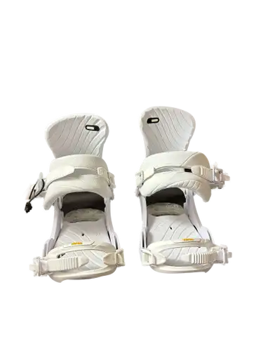 NEW Nitro Women's Ivy Snowboard Bindings Size Small / Medium - White Pear