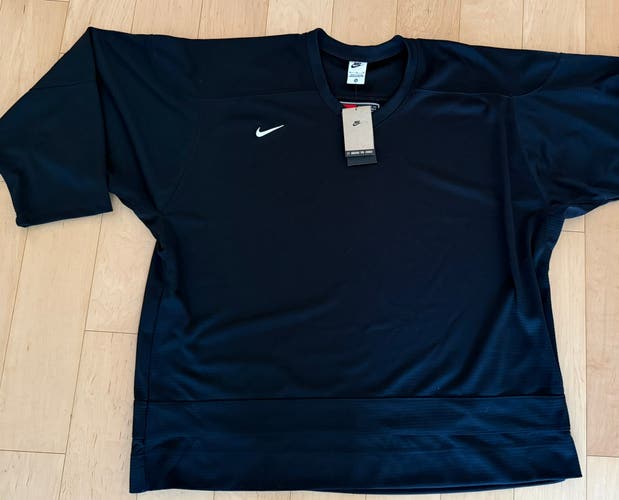 NEW Black Pro Stock XL Men's Nike Hockey Jersey