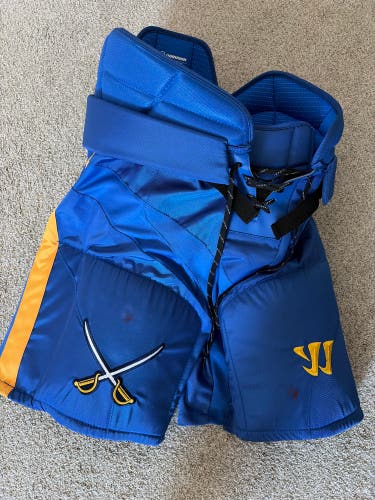 Buffalo Sabres Men's Senior Small Warrior Covert Hockey Pants Pro Stock (Used)