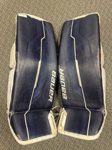 35" Senior Large Bauer Supreme Shadow Goalie Leg Pads Pro Stock (Used)