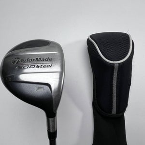 TaylorMade 200 Steel 5 Fairway Wood 18* Lite 90g Stiff Graphite Mens RH HC