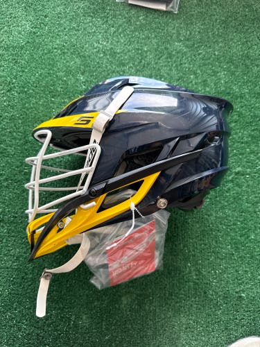 Blue & Yellow Adult Cascade S Helmet (New) | OSFM