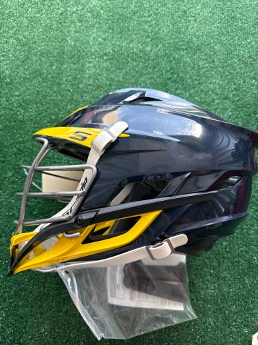 Blue & Yellow Adult Cascade S Helmet (New) | OSFM