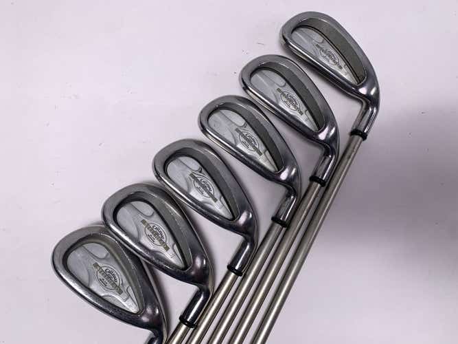 Callaway X-14 Iron Set 5-PW Steelhead X-14 Gems Ladies Graphite Womens RH