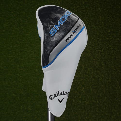 Callaway Paradym Ai Smoke Driver Headcover White / Gray / Blue ~ LOOK!!