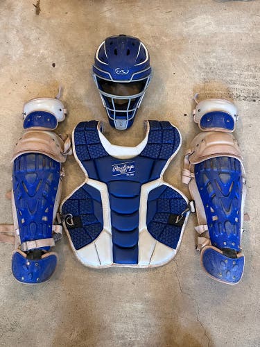 Blue Rawlings Mach Catcher's Set (Used)