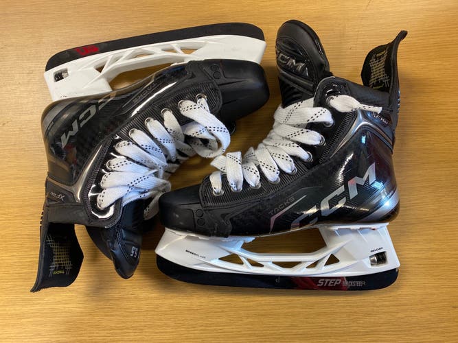 Black 2024 CCM Tacks XF Pro Hockey Skates Regular Width (New)