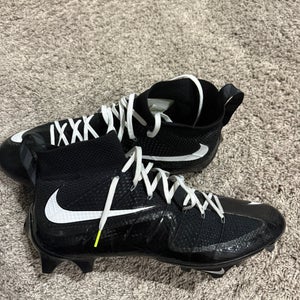 Black Men's Size M 15.0 (W.16.0) Adult Nike Vapor Untouchable 3 Elite Cleats (New)