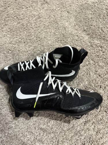 Black Men's Size M 15.0 (W.16.0) Adult Nike Vapor Untouchable 3 Elite Cleats (New)
