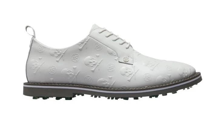 Size 9 - G/FORE Gallivanter Embossed Skull & Tees Leather Golf Shoes GMF000122