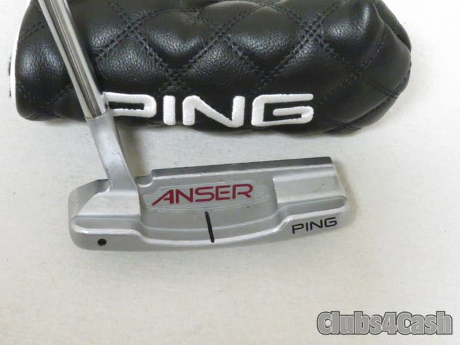 PING Anser Milled 6 Putter Black Dot Short Slant 34" +Cover