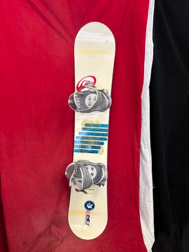 Snowboard: Nitro Snowboard All Mountain With Bindings Directional Twin 155 cm (Used)