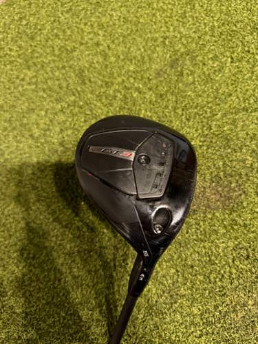 Titlesit GT3 15* Fairway Wood, Hzruds Stiff Flex, RH