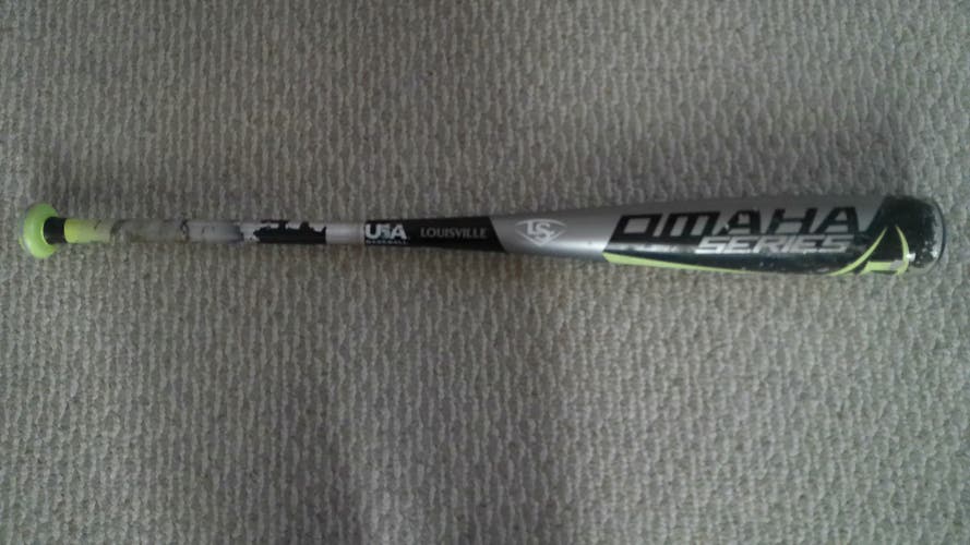 2018 Louisville Slugger Omaha 518 Alloy USABat Certified Bat (-10) 20 oz 30" (Used)