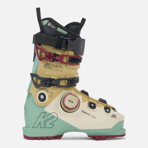 NEW K2 Anthem 105 BOA Ski Boots 2024 Tan/White 26.5