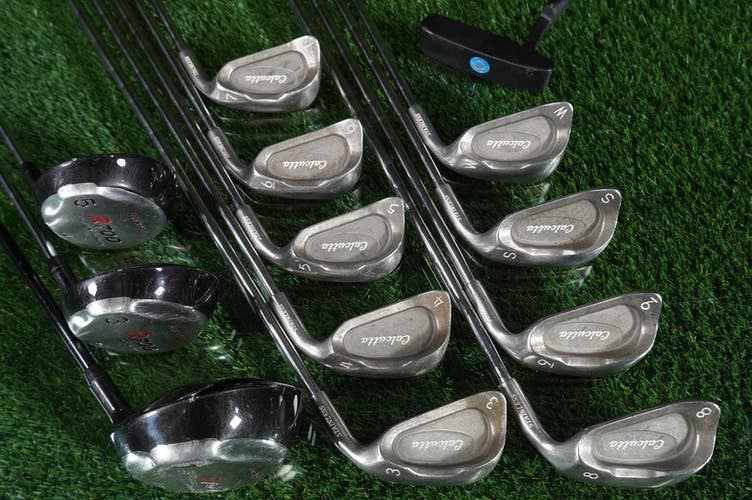 Men's 13Pc. Calcutta Golf Starter Set Tour Craft R700 Brazos Paine RH ~ LOOK!!