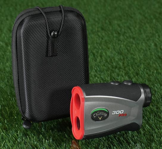 Callaway 300 Pro Rangefinder Golf Range Finder Yardage With Slope & Hard Case