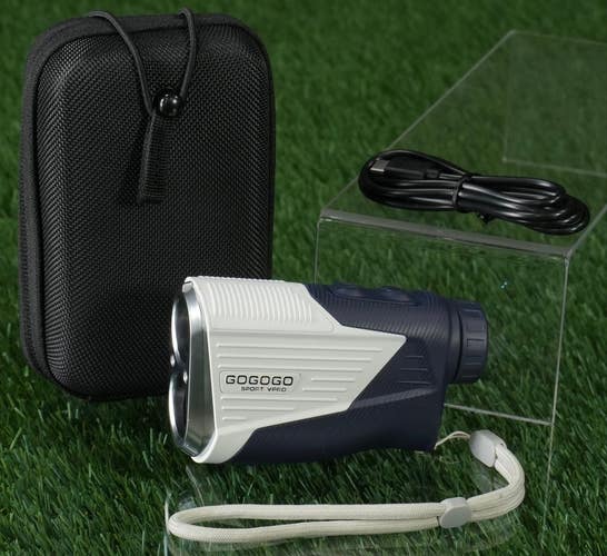 Gogogo Sport VPro ZeroIn Rechargable Rangefinder GS91BL Golf With Case & Cord