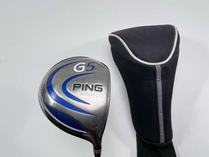 Ping G5 Driver 9* Aldila NV Green 65g Stiff Graphite Mens RH HC