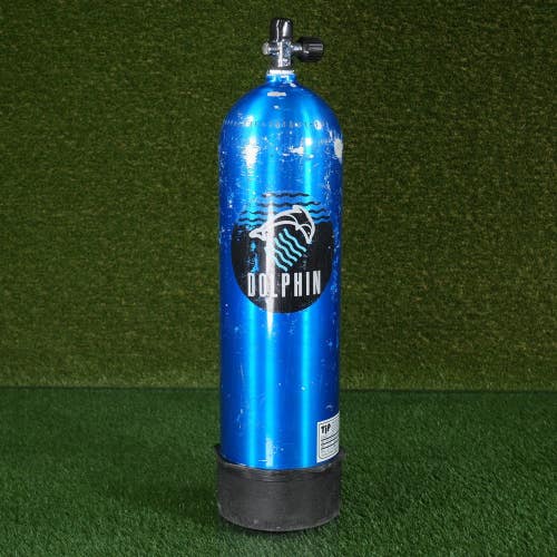 Vintage LUXFER 3000psi Scuba Air Tank S80 Aluminum Blue, W/ Valve + Boot