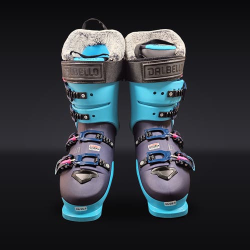 NEW Women's Dalbello Veloce 105 MV W Ski Boots - Size Mondo 25.0 / 25.5 (Caraibi Blue / Dark Blue)