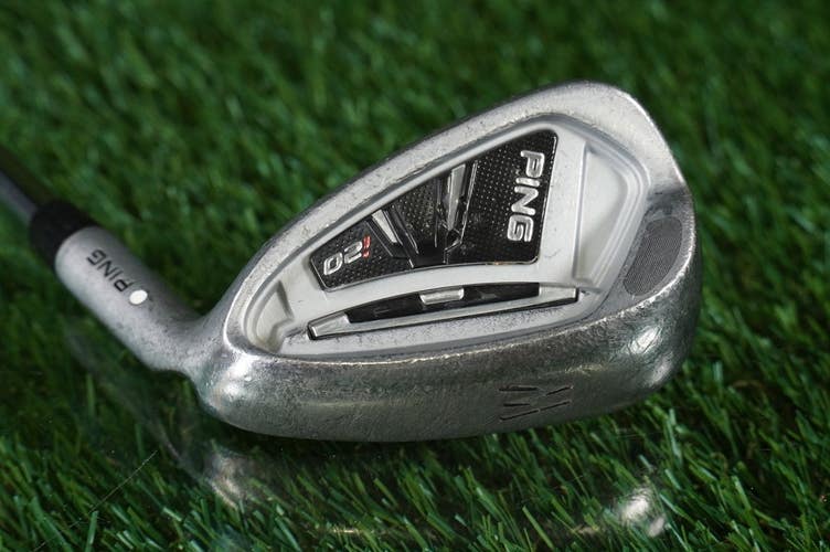 Ping i20 Pitching Wedge "W" KBS Tour Stiff Flex Steel Shaft White Dot RH ~ LOOK!