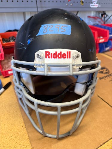 USED RIDDELL SPEED ICON ADULT HELMET - XL - FLAT BLACK