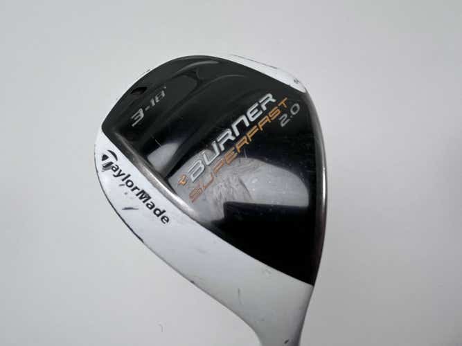 TaylorMade Burner Superfast 2.0 3 Hybrid 18* REAX 60g Regular Graphite Mens RH