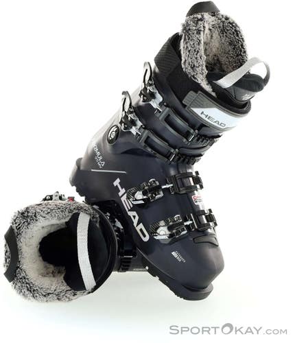 NEW Women's HEAD Formula 95 W GW Ski Boots - Size Mondo 26.0 / 26.5 (Dark Blue)